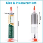 10cc Syringe Liquid Flux Soldering Paste Welding Tool 183c Tin Solder Paste