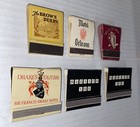 6 Lot Vintage California Matchbooks Bars Restaurant Clubs San Fran Sacramento