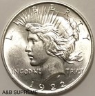 1922 D Peace Dollar From Obw Roll Estate Sale Choice-gem Bu Unc  90  Silver