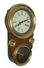 Vintage Figure 8 Wall Clock Unbranded Fully Serviced Key And Pendulum