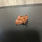 Vintage Sindy Doll Brown Tassel Shoes Marx Doll