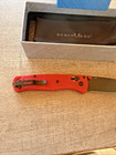 Bm 535 Folding Knife     Cpm-s30v Steel  Red Handle   Authenticity Unverified 