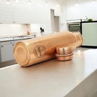 Pure Copper Water Bottle For Yoga Ayurveda Health Benefits 1000 Ml
