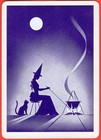 No  12 - Children Vintage 1960 s Gypsy Witch Fortune Telling Uspcc Playing Card