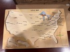 Nebraska Replacement State Small World Toys Wooden U s a  Map 1994 Puzzle