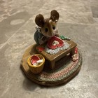 Wee Forest Folk Clementine M-204 Figurine 1995 Donna Peterson Chipped Ears As Is