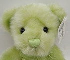 First   Main Sherbet Baby Teddy Bear Plush Pastel Green Vtg New Old Stock W  Tag