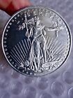 Coin Liberty Us Twenty Dollars Mcmvii Silver Tone Novelty Vintage Neocurio