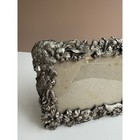 Vintage Arthur Court Bunny Rabbit Picture Photo Pewter Metal Frame Whimsical