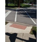 Tuftile Tt2448-sa-crd-1 Ada Warning Pad Polymer Red  2 Ft W X 4 Ft L  7 16 In