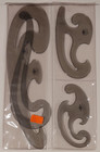 Set Of 4 Alvin Germany French Curve Ruler Drafting Tools Fc-3361 3381 3421 3431