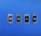 Silver Set Of Four Card Bars  999 Fine One Gram Each