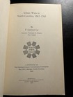 Indian Wars In North Carolina 1663-1763 E Lawrence Lee 1968 Pb History