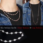 Silver Plated Cz Women Sweater Costume Long Water Drop Chain Necklace Jewelry