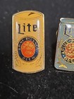 Lot Of 4 Vintage Enamel Lapel hat Pins Beer And Whiskey