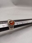 Ancient Old Solid Antique Ring Roman With Orange Stone Artifact Rare