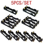 1-4x 18650 Smt Battery Holder 18650 Smd Battery Box Storage Case Container 5pcs