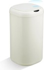 Touchless 8 Gallon Motion Sensor Trash Can  Stainless Steel  Beige  30l
