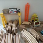 Wooden Train Track Lot 120 Pieces Imaginarium Thomas Train Brio Compatible