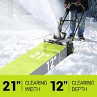 Dekopro Corded Snow Blower 15a Motor 20-inch Electric Snow Blower b-grade