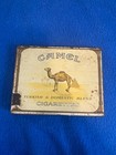 Vintage Camel Brand Flat Cigarette Tin Nice Graphics Well Used