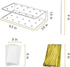 2pc Cake Pop Stand Display Holder 100pcs Lollipop Sticks 100pcs Clear T
