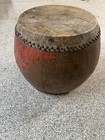 Antique  Chinese Barrel Drum   nice Patina  Lacquered