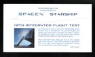 Spacex Starship - 12th Integrated Test Flight - Spacestamps1 Cachet Version 1