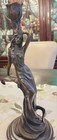    signed Max Milo  austrian  Antique Art Nouveau Bronze Candlestick Holder