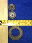 3 Vintage Rubber Mismatched Toy Tires Wheels Toy Car Truck Tractor Parts