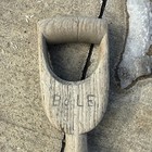 Vintage P   Le Rr Railroad  Coal Shovel Wood Handle 39 Inch Antique