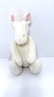 Jellycat Bashful Unicorn Medium 12 Inch White Plush Stuffed Animal Pink Hair