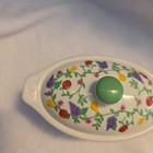 Butter Boat By Cook Street Baby Butter Dish Fruit Design 3 Pc Cottage Country