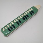 Original Vintage Green - Hohner Melodica Soprano - Made In Germany    Case