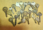 Antique Keys Lot Vintage Collectible Various Style Reese Yale Milock Clum Corbin
