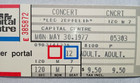 Led Zeppelin 1977 Presence Tour Unused Concert Ticket capital Centre-mint 