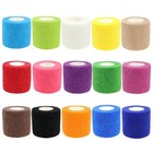 15 Rolls  2 x5 Yard Self Adhesive Bandage Wraps Tape For First Aid Sports Tattoo