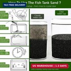 0 4-0 8mm Black Aquarium Sand  3lbs Substrate For Fish Tank  Garden   Black Fish