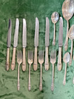 Vintage Set Of 1847 Rogers Bros Is Silverplate First Love Mix Lot