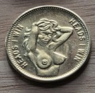 Lot Of 12  heads I Win  Tails You Lose  Adult Novelty Flipping Coin   Token Sexy