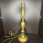 Uranium Glass Lamp Art Deco Style Vintage Custom Build