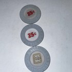  25 Cent Gold Coast Las Vegas Casino  Chips   lot Of Three 