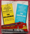1965 St Louis San Francisco Railway Timetable Frisco Railroad Train Schedule