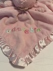 Pink Security Blanket Plush Baby Lovey Rattle  adorable  Bunny Rabbit Carter s