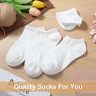 100 Pairs Ankle Socks Cushioned Athletic Cotton Low Cut Running Sports