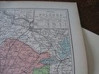 1917 Italian Map Of Province Of Bologna  Italy Nice Display Art