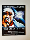 Vintage Rap Hip-hop Promo Poster 1999 Ghostface Killah Supreme Clientele Wu-tang