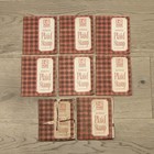 Macdonald Plaid Stamp Saver Books 6 Empty 2 With Stamps Vintage Lot Of 8