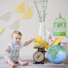 Inflatable Globe Beach Ball  11 8in Pvc World Map Ball Inflatable Earth For Geog
