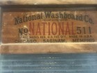 Antique National Washboard Co 510 Chicago Saginaw Memphis 23 5x12 5    Advertising